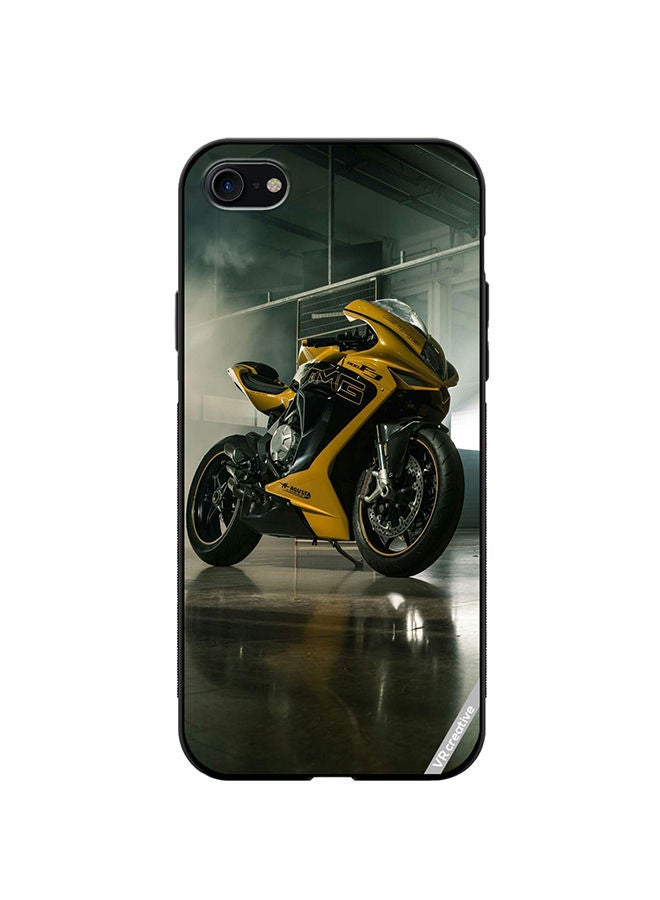 VR CREATIVE Protective Case Cover For Apple iPhone SE (2022) Bike Design Multicolour - Image 1