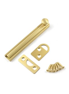 Y&D SYOSI, 4Inch Brass Slide Bolt Latch with Screws  - Image 1
