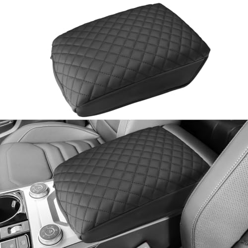 INTGET for 2025 2024 Volkswagen/VW Atlas Center Console Cover Cushion Arm Rest Cover Middle Console Cover Central Armrest Lid Protector for 2024 Volkswagen VW Atlas Interior Accessories 2025 - Image 1