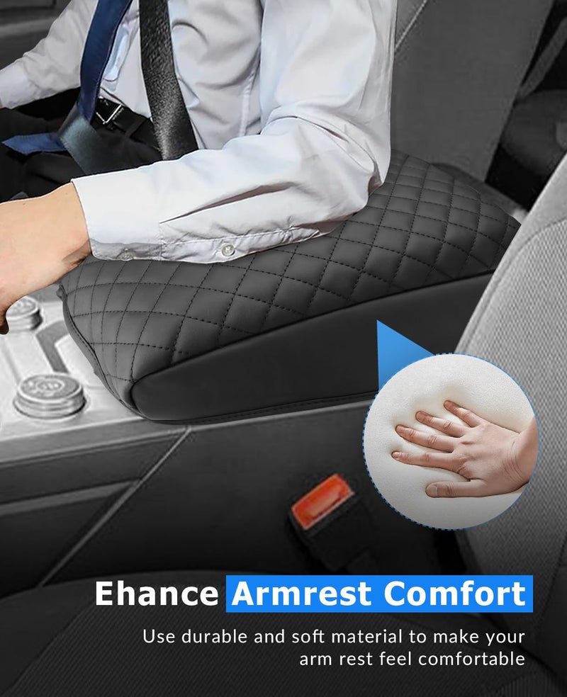 INTGET for 2025 2024 Volkswagen/VW Atlas Center Console Cover Cushion Arm Rest Cover Middle Console Cover Central Armrest Lid Protector for 2024 Volkswagen VW Atlas Interior Accessories 2025 - Image 4