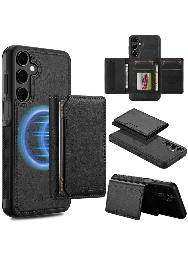 LC.IMEEKE Case For Samsung Galaxy A55 5G L5 Series Detachable RFID Card Bag Magsafe Phone Case - Image 1