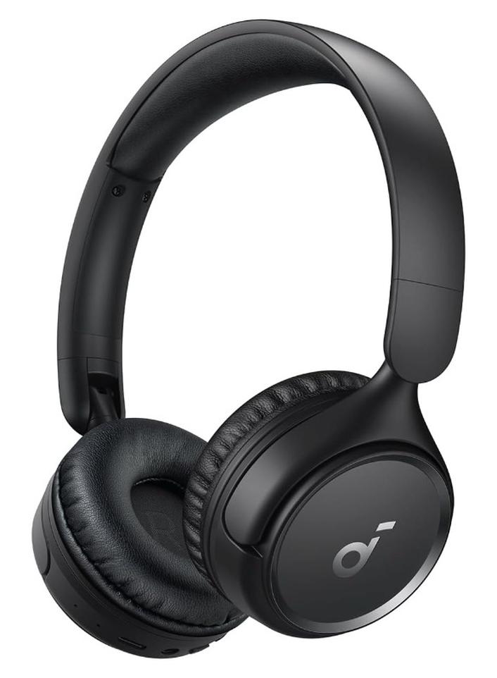 Soundcore H30i Wireless On-Ear Headphones, Foldable Design, Pure Bass, 70H Playtime, Bluetooth 5.3, Lightweight and Comfortable, App Connectivity, Multipoint Connection Black