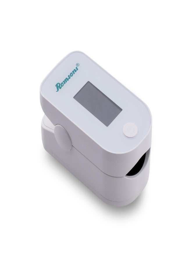 رومسونز جهاز قياس تشبع الأكسجين في الدم عن طريق الإصبع من رومسونز أوكسي تشيك | شاشة OLED | عرض مستوى تشبع الأكسجين ومعدل النبض للعناية التنفسية - Image 1