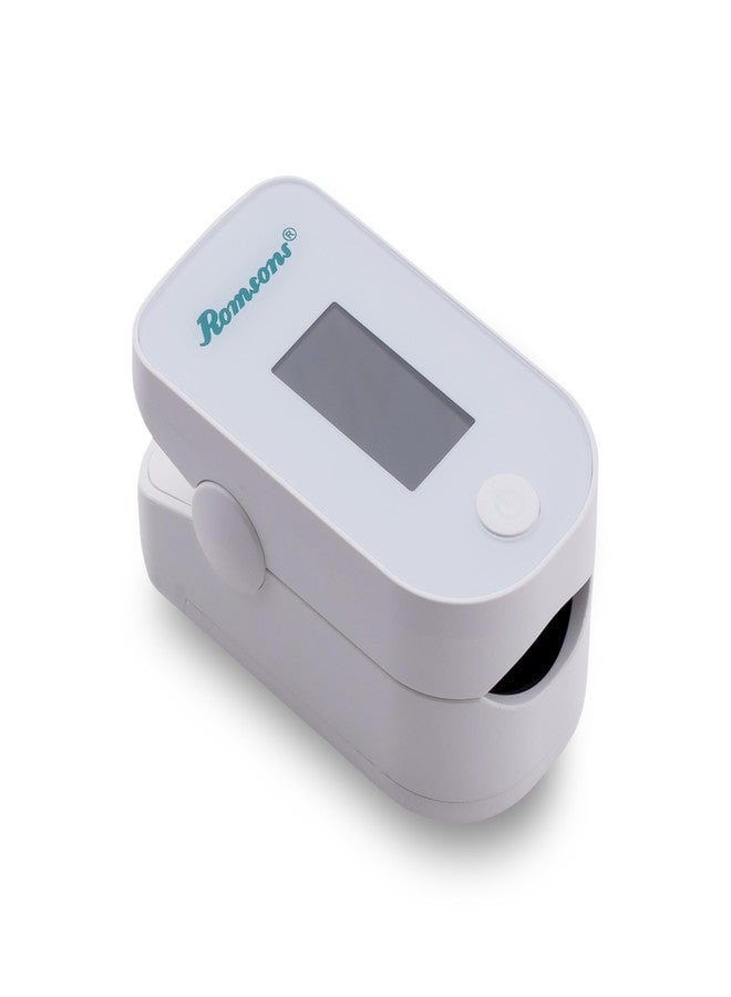 رومسونز جهاز قياس تشبع الأكسجين في الدم عن طريق الإصبع من رومسونز أوكسي تشيك | شاشة OLED | عرض مستوى تشبع الأكسجين ومعدل النبض للعناية التنفسية - Image 3