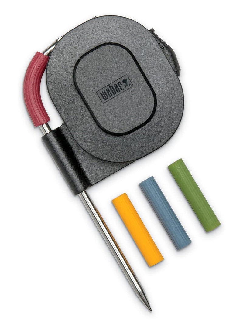 Weber Meat Temperature Probe/Compatible with All iGrill Models and Weber Connect App for Barbecues & Smokers, Heat-Resistant Stainless Steel Probe with Probe Storage Wrap Included - Image 1