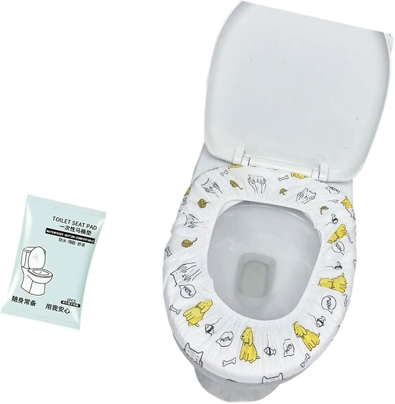 Double Layer Puppy Single Use Toilet Seat Covers 100 Pcs Travel Friendly Hygienic - Image 2