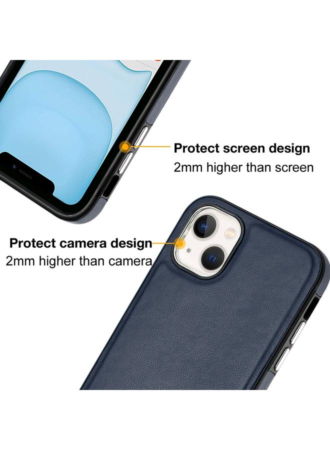 Zaboon Case For iPhone 13 Leather Texture Full Coverage Phone Case - Image 4