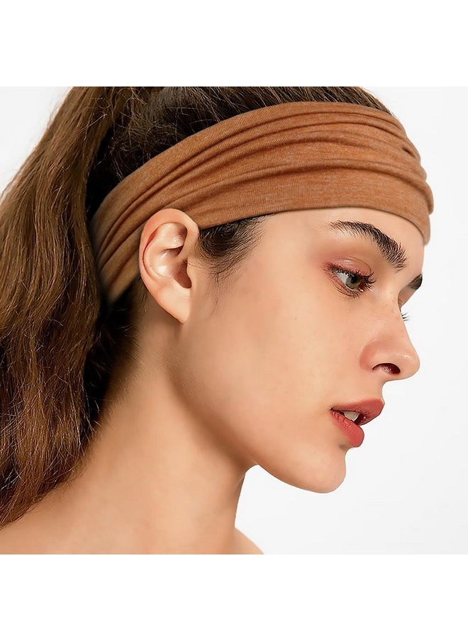 AKTVSHOW Headbands For Women Non-Slip Head Band For Women’S Hair Wide Thick Sweat Hair Bands, Trendy Hair Accessories For Women'S Yoga, Workout, And Fashion  - Image 5