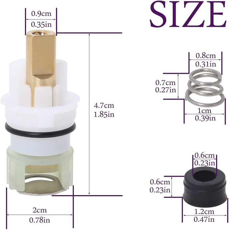 Swess RP25513 Faucet Stem Replacement Kit for Compatible with Delta Faucet with RP4993 Seat and Spring 2 Pack - Image 2