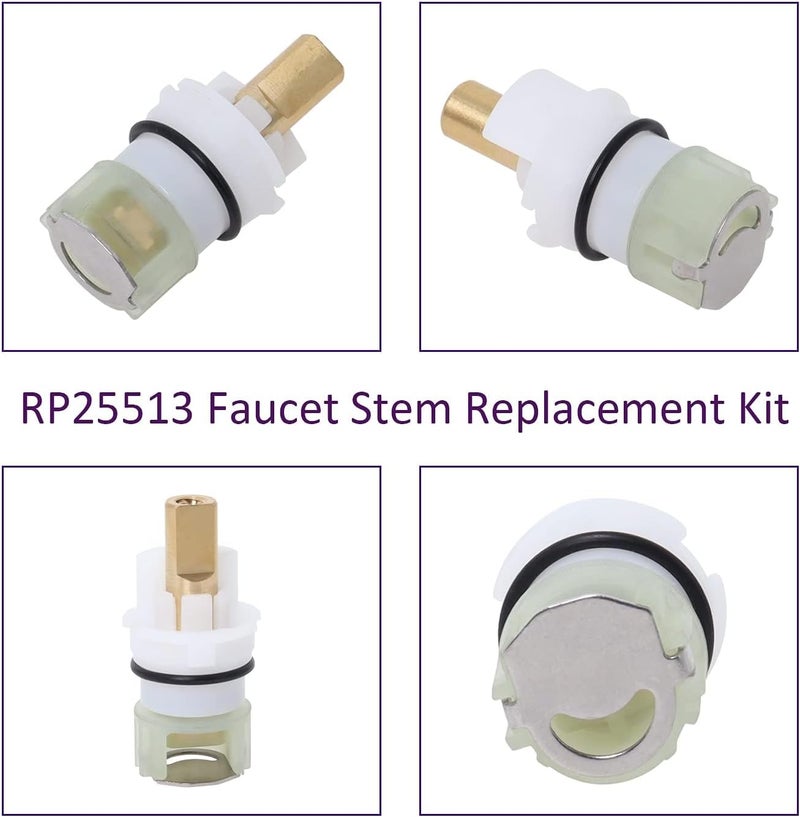 Swess RP25513 Faucet Stem Replacement Kit for Compatible with Delta Faucet with RP4993 Seat and Spring 2 Pack - Image 3