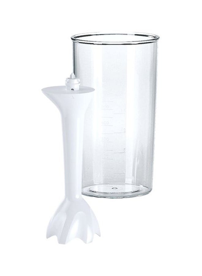 BRAUN مضرب بيض براون مالتي ميكس 500 W HM3105 White/Silver/Clear - Image 5