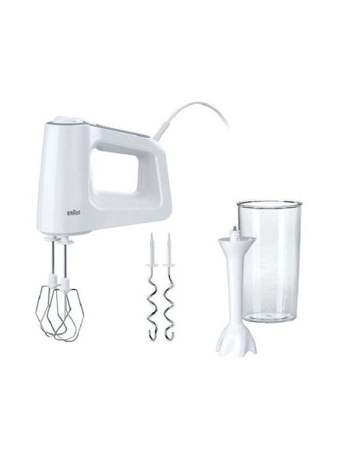 BRAUN مضرب بيض براون مالتي ميكس 500 W HM3105 White/Silver/Clear - Image 1