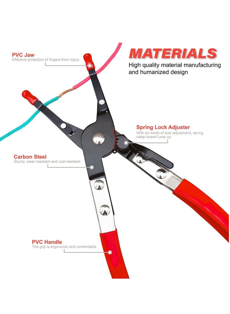 Soldering Plier Multi Function Metal Wire Welding Aid Tool Cable Welded Clamp Holding Pliers Premium Materials Humanization Design Wide Applications for Picking up and Fixing Automotive Cables  - Image 4