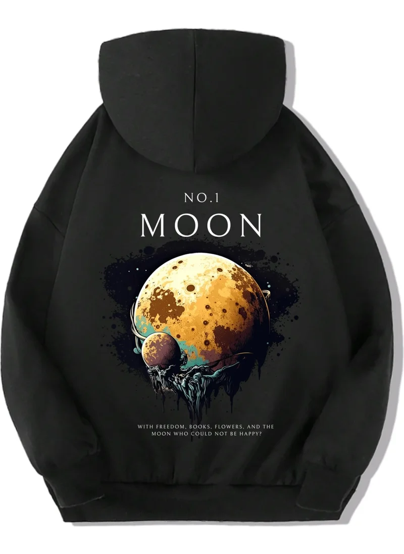 بي ار زد كولكشن Unisex Kids No1 Moon Hoodie