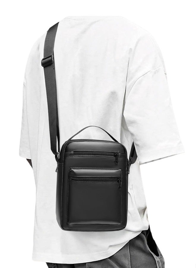 WEPLAN Crossbody Bag for Men, mini man purse,Travel Messenger Shoulder Bag for Men, Small Side Bags for Mens - Image 1