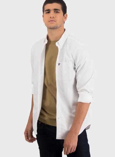 American Eagle Logo Slim Fit Shirt