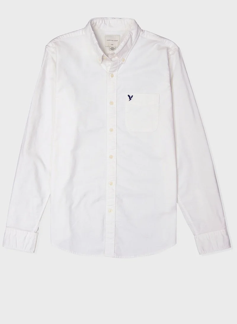 American Eagle Logo Slim Fit Shirt