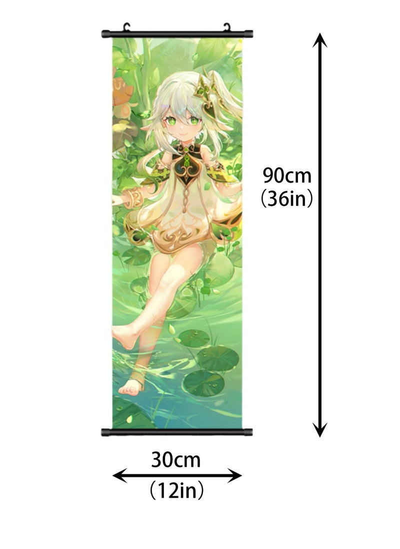Generic - Genshin Impact Character Hanging Scroll Painting Bedroom Mural Home Decoration Painting Two-dimensional Comic Exhibition Poster (YS-10) - Image 1