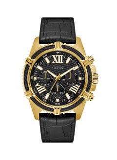 GUESS Men Analog Round Shape Leather Wrist Watch GW0053G3 48 mm  - Image 1