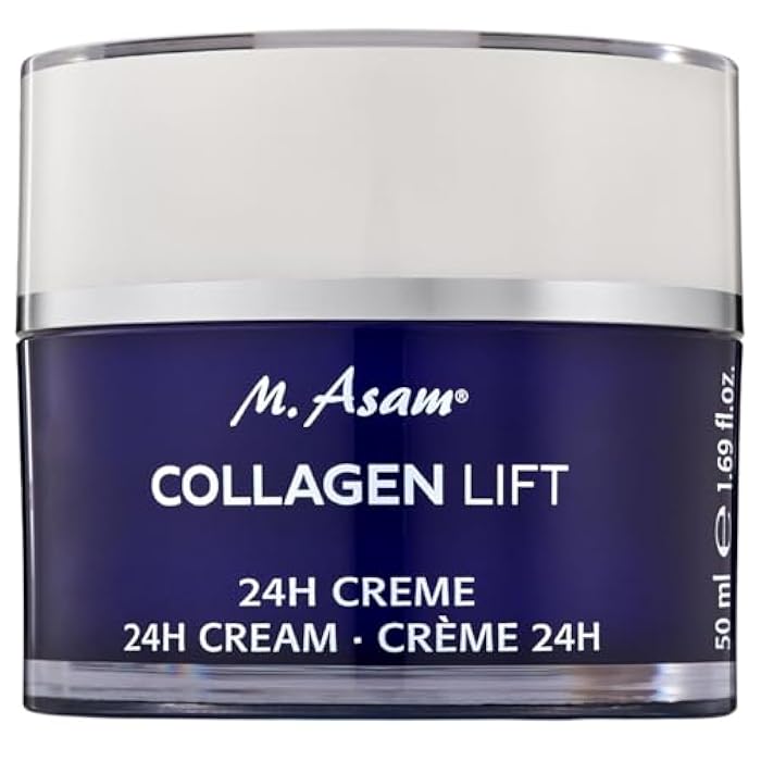 M.Asam كريم الوجه M. Asam Collagen Lift 24 ساعة – مرطب للوجه مضاد للشيخوخة لتعزيز الكولاجين، عناية خفيفة ومغذية للوجه لملامح مشدودة، مرونة ومرونة، 1.69 أونصة سائلة - Image 1