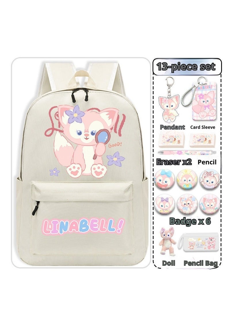 general 14-Piece Cartoon Lina Bell Backpack Set - Image 1