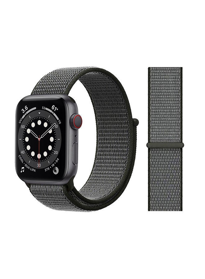 NIBEMINENT Replacement Band For Apple Watch Series 6/SE/5/4/3/2/1 Dark Olive