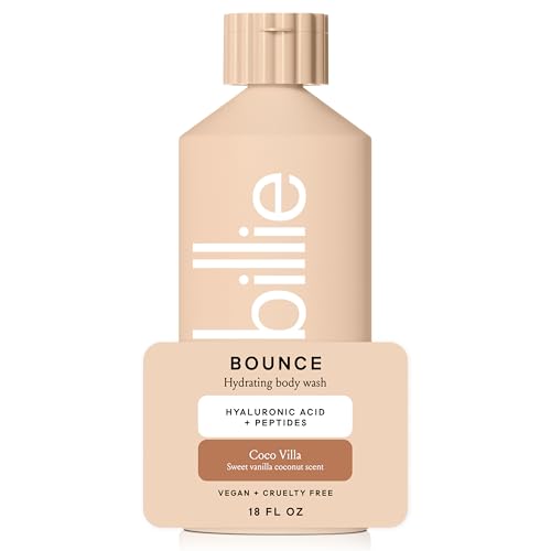 Billie Bounce, Hydrating Body Wash, Hyaluronic Acid + Peptides, Hydrating & Replenishing, 18Fl Oz - Image 1