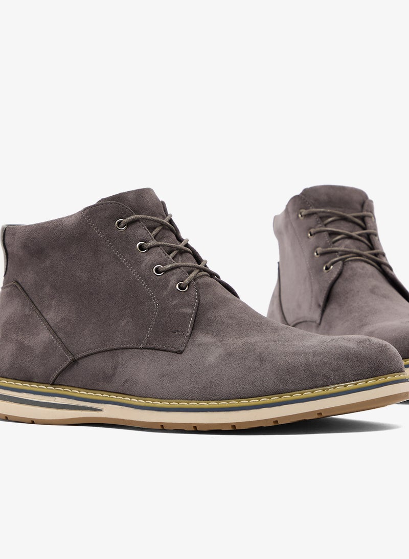 Seventy Five Welt Detail Casual Chukka Boots - Image 4