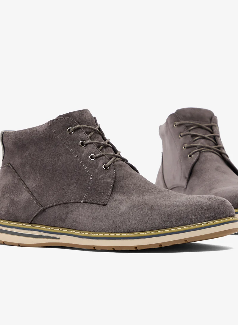 Seventy Five  Welt Detail Casual Chukka Boots for Men | Best Price UAE