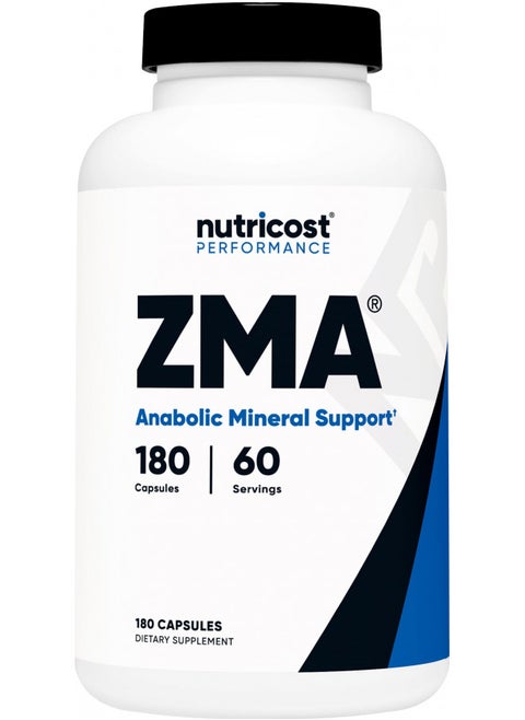 Nutricost ZMA 180 Capsules - Non-GMO and Gluten Free ZMA Supplement
