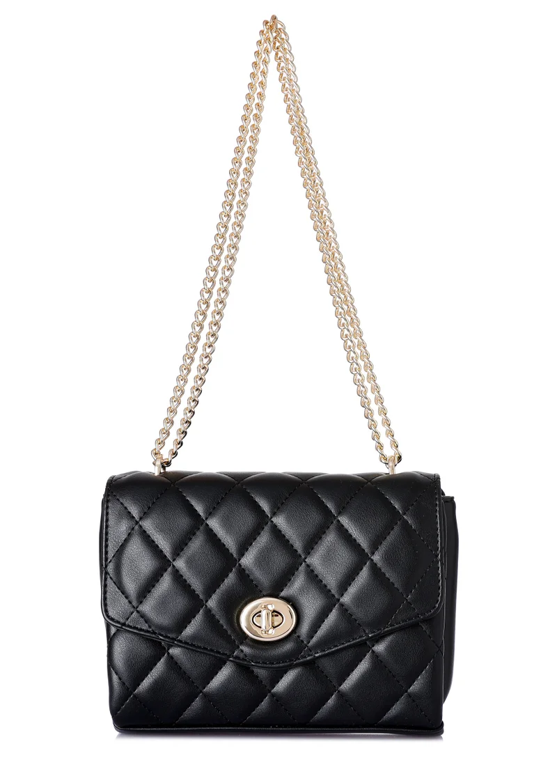 KANELLI Women's handbag from Kanelli, elegant shape New Collection  AAY2401004-Black