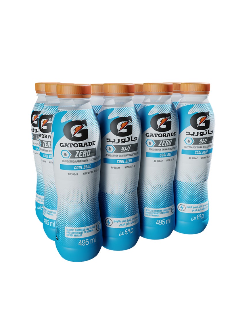 Gatorade Zero Cool Blue Sports Drink Pack 12 x 495ml