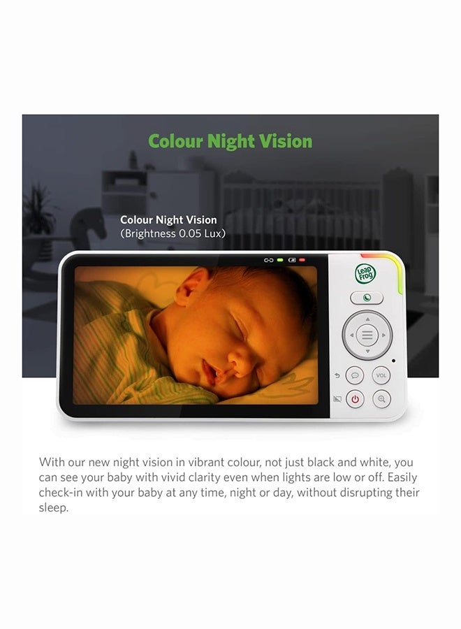 LeapFrog مراقب الفيديو الذكي للأطفال LeapFrog LF815HD 5 بوصة HD مع الوصول عن بُعد - Image 4