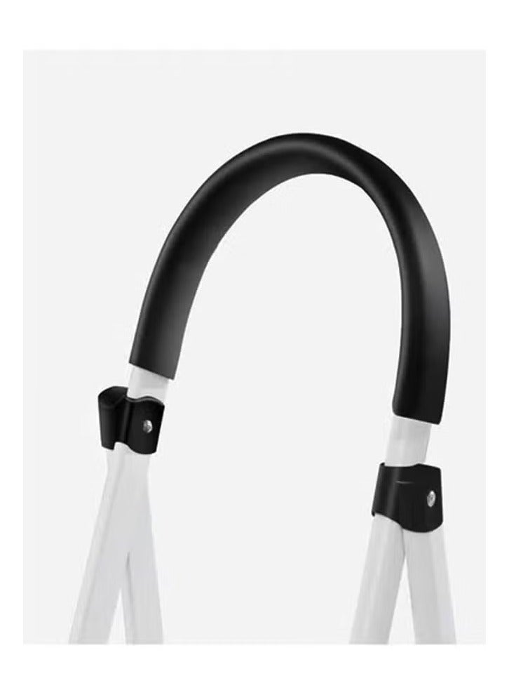 رافين سلم قابل للطي متعدد الوظائف من 6 خطوات مع مشبك مضاد للترهل للاستخدام الداخلي ورف تخزين مناسب للمطبخ والمنزل وغرفة المعيشة 44 × 105 × 160 سم - Image 4