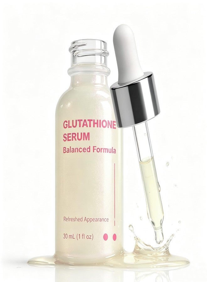 Bmrewax Glutathione Serum for Face, Vitamin C Brightening Serum for Dark Spots & Uneven Skin Tone, Hydrating Glow Facial Serum with Hyaluronic Acid, Lightweight Daily Skincare, 1 fl oz - Image 1