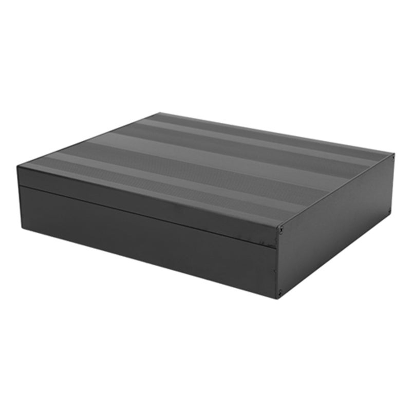 صندوق مشروع من الألومنيوم 50x178x220mm - صب متكامل بالقالب - أسود مطفي - هيكل مدمج لتبديد الحرارة - صندوق توصيل للوحات الدوائر المطبوعة للمشاريع الإلكترونية - Image 5