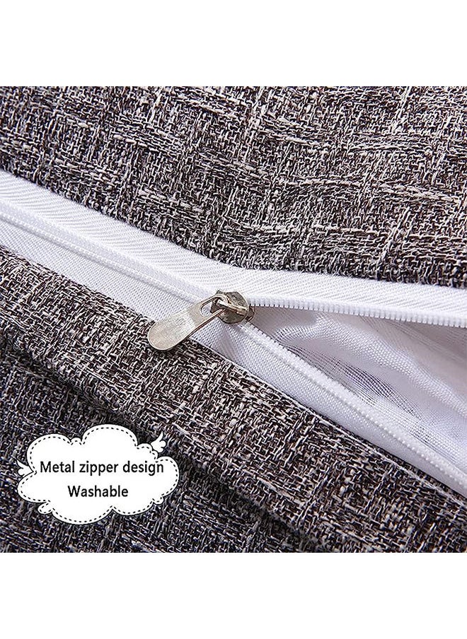 Generic - 2pcs Nordic Simple Triangle Pillow Flex Back Support Neck Support Reading Pillow Adjustable Back Wedge Cushion Sofa Bed Office Chair Rest Reading Pillow Grey - Image 1