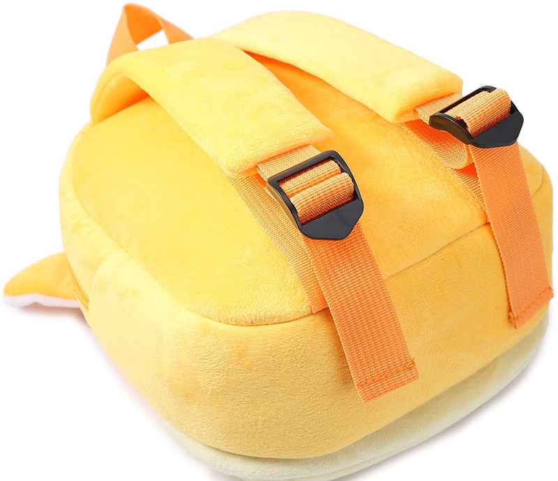Frantic Kids Soft Cartoon Animal Travelling School Bag Soft Plush 2 Compartment Backpacks Boys Girls Baby For 2 To 5 Years Baby/Boys/Girls Nursery, Preschool, Picnic,(Little Lion), 10 Liters - Image 2