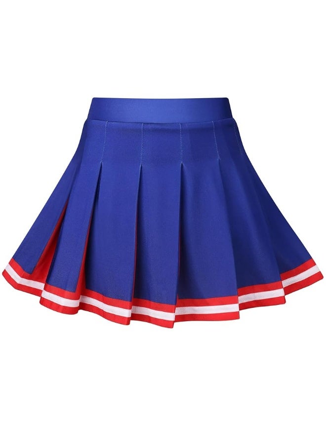 GRAJTCIN Girls Cheerleader Costume Halloween Dress Up Cheerleading Uniform Outfit 6-14 Years - Image 4