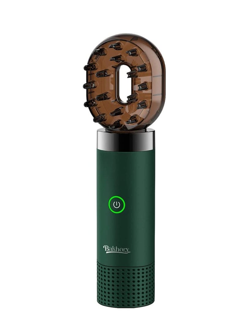 Bakhory Bakhoor Incense Burner, USB Rechargeable Bakhoor Burner with Comb for Car, Home, Office, Green  - Image 2