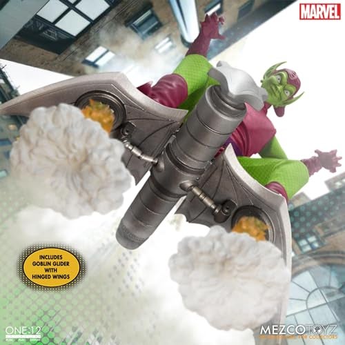 Mezco تمثال ميزكو تويز مارفل 1/12 غرين غوبلن - إصدار ديلوكس 17 سم - Image 4