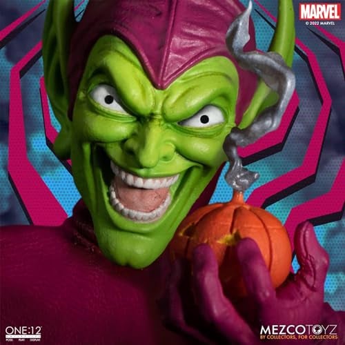 Mezco تمثال ميزكو تويز مارفل 1/12 غرين غوبلن - إصدار ديلوكس 17 سم - Image 3