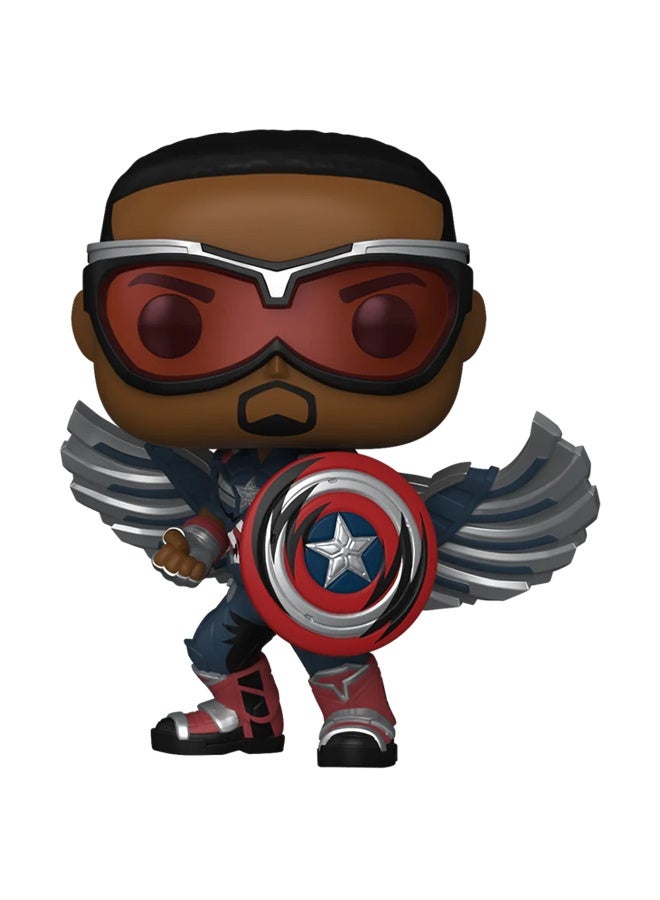 Funko Pop! Marvel: Captain America Brave New World - Captain America (Retro Comic Deco)(Exc)