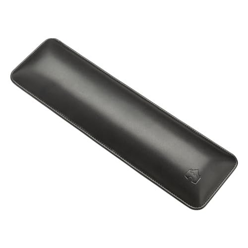 Castle Bailey Tenkeyless by Castle TKL Short Wrist Rest for Keyboards with around 87 Keys Leather Ergonomic Computer Extra Firm Wrist Support Typists Gaming Heavy Office Use Nightfall Tenkeyless - Image 1