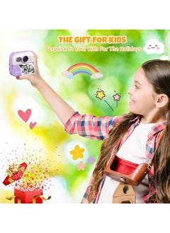 MOCOM CP02 Kids Instant Print Camera with 2.4" Screen, 1500mAh Battery, Expandable Storage up to 32GB, Thermal Printing, Digital Camera for Kids Ages 3-14, Birthday Gifts for Girls and Boys, HD Photography & Video Recorder, Toddler Camera Toy  - Image 3