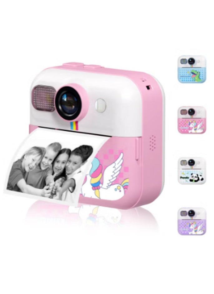 MOCOM CP02 Kids Instant Print Camera with 2.4" Screen, 1500mAh Battery, Expandable Storage up to 32GB, Thermal Printing, Digital Camera for Kids Ages 3-14, Birthday Gifts for Girls and Boys, HD Photography & Video Recorder, Toddler Camera Toy  - Image 2
