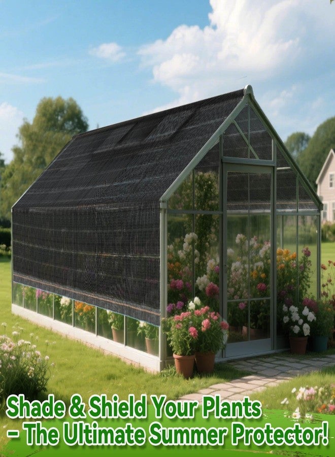 Bigmeta 50% Shade Cloth - 6.5x10FT UV-Resistant Mesh Tarp with Rope, Cuttable Garden Sun Shade Net for Small Patio Greenhouse Dog Kennels Raised Beds Plants Cover - Image 4