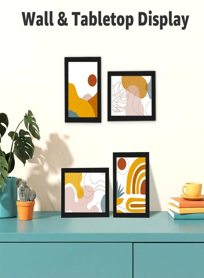 جيفت جاردن مجموعة إطارات صور جيفت جاردن 5x7، 15 إطارًا، إطارات صور من الخشب المصنّع للعرض على الحائط أو سطح الطاولة، أسود - Image 4
