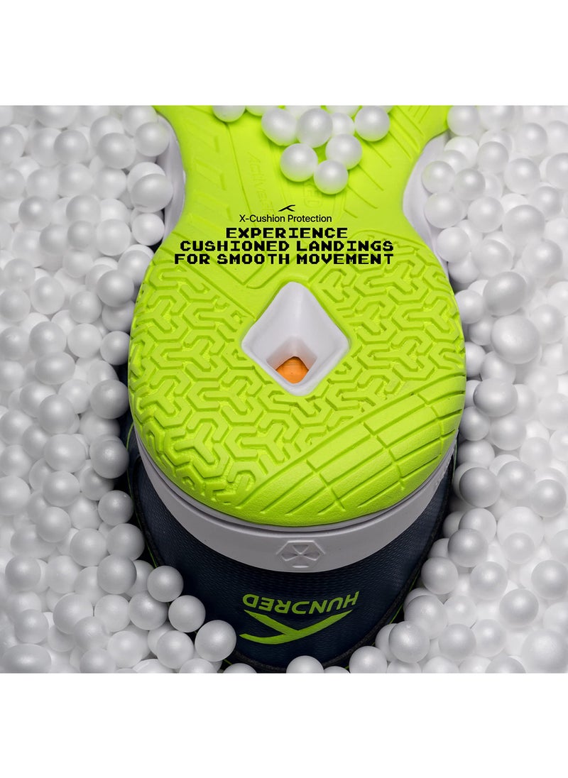 HUNDRED Raze Non Marking Badminton Shoes  for Men | Material Upper: Polyester, Sole: Rubber | Suitable for Indoor Tennis/Squash/Table Tennis/Basketball & Padel  - Image 4
