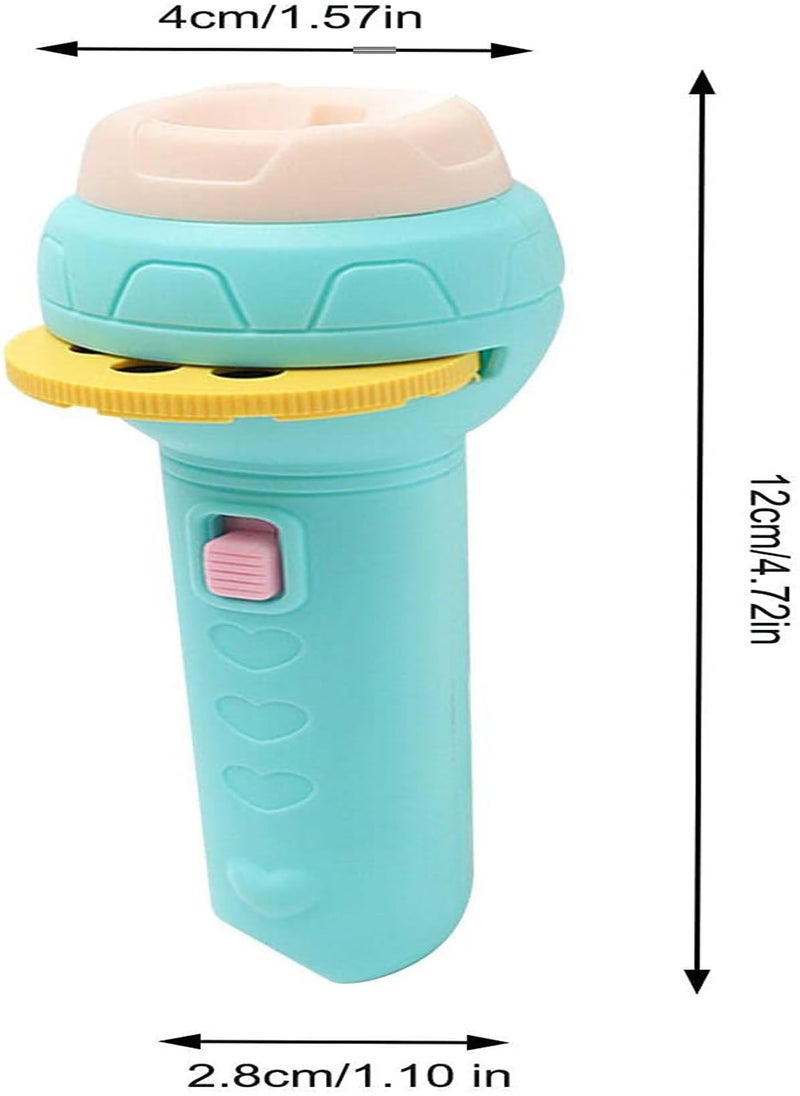 GGOOT Children's Projector Flashlight, Projector Torch Toy For Kids, Educational Bedtime Cognition Device Projector, Baby Story Machine Animals Dinosaurs Fruits Vehicles Interactive Toys Educational Gift  - Image 2